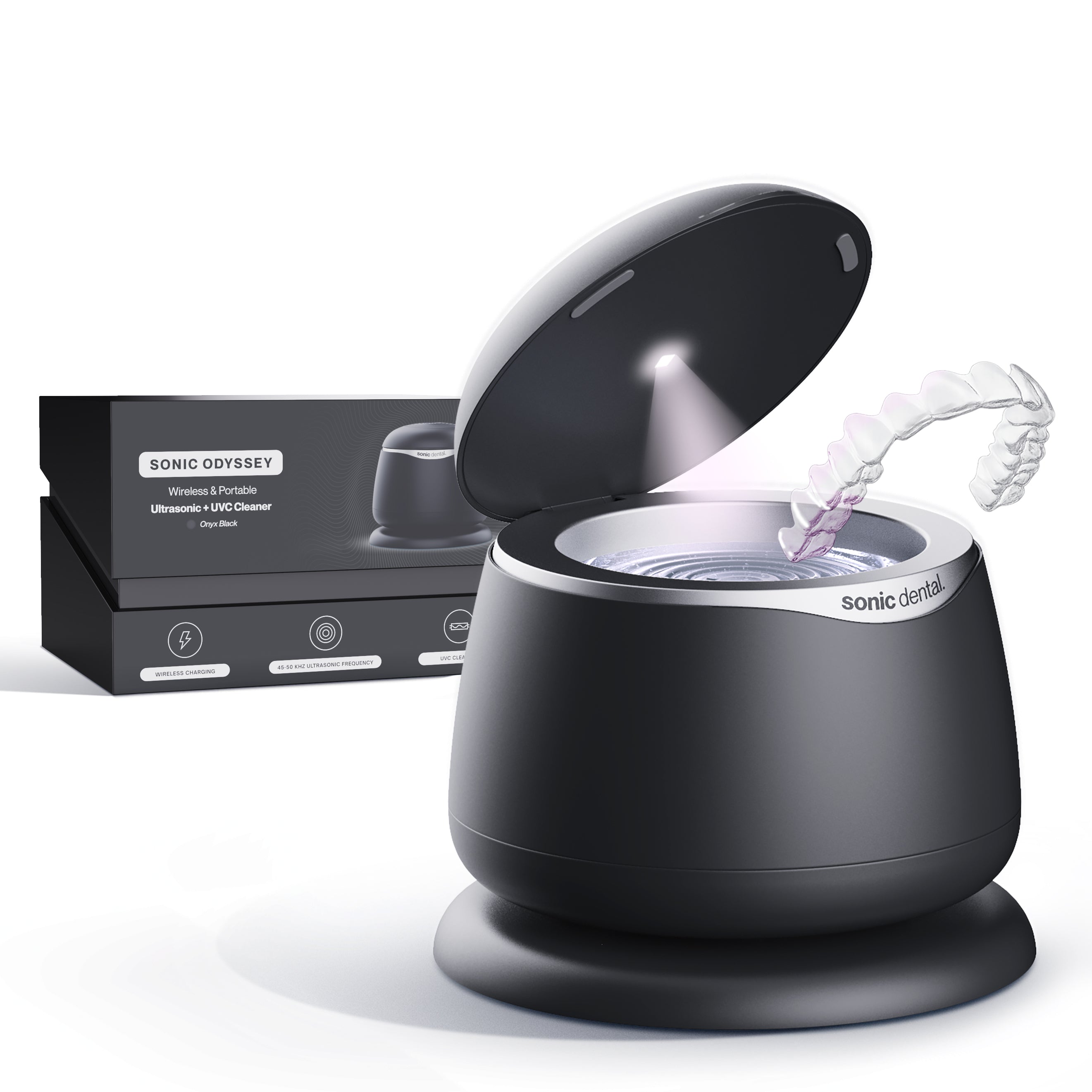 Sonic Odyssey - Wireless Ultrasonic + UVC Cleaner | Multi